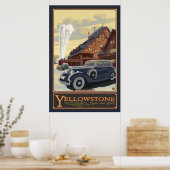 Old Faithful Inn - Yellowstone Nat'l Park Poster (Keuken)