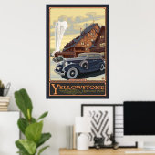 Old Faithful Inn - Yellowstone Nat'l Park Poster (Thuiskantoor)