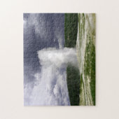 Old Faithful Montana. Legpuzzel (Verticaal)