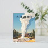 Old Faithful VS Briefkaart (Staand voorkant)