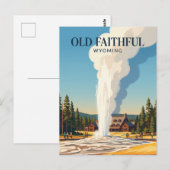 Old Faithful VS Briefkaart (Voorkant / Achterkant)