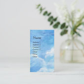 Old Farmhouse Chianti, Toscane Landscape / Blue Sk Visitekaartje (Staand voorkant)