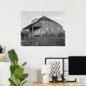 Old Farmhouse Poster (Thuiskantoor)