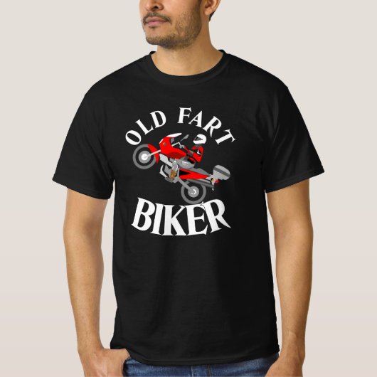 Old Fart Biker Tshirt (Voorkant)