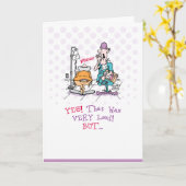 Old Fart Birthday Kaart (Gele Bloem)