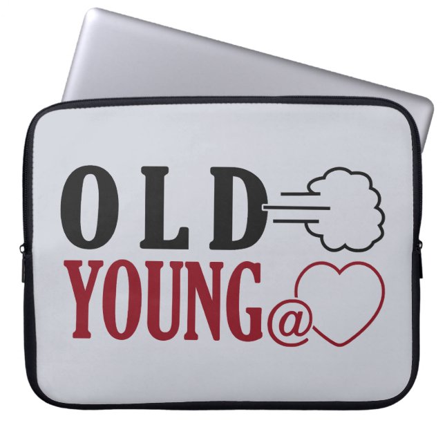 Old Fart custom laptop sleeve (Voorkant)