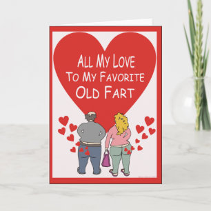 Old Fart Love Feestdagen Kaart