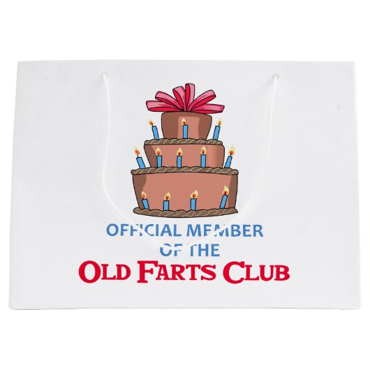 Old Farts Club Groot Cadeauzakje (Voorkant)