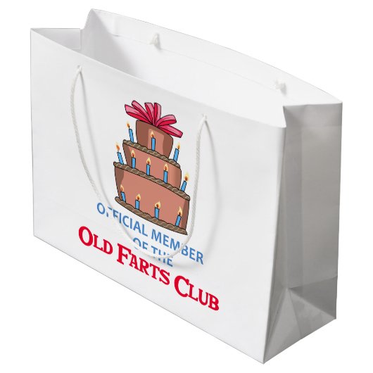 Old Farts Club Groot Cadeauzakje (Achterkant Gekanteld)