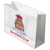 Old Farts Club Groot Cadeauzakje (Voorkant Gekanteld)