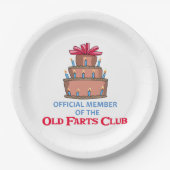 Old Farts Club Papieren Bordje (Voorkant)