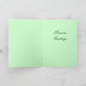 Old Fashion Christmas Kaart Vintage Santa (Binnen)