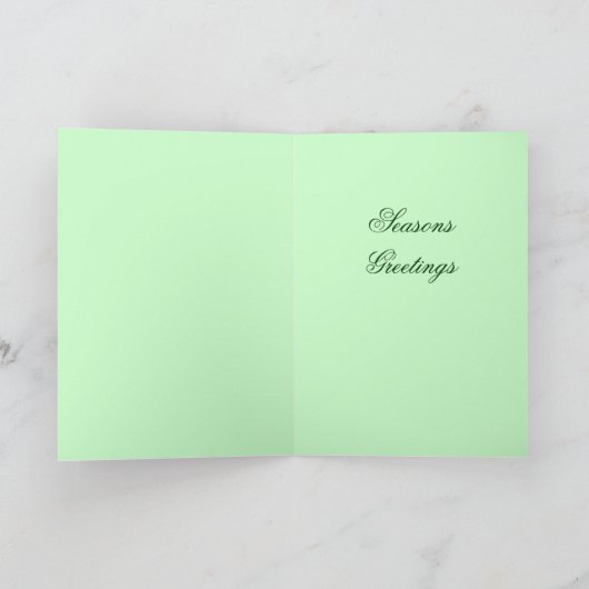 Old Fashion Christmas Kaart Vintage Santa (Binnen)