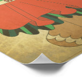 Old Fashion Gingerbrood Girl Poster (Hoek)