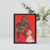 Old Fashion Gruss Vom Krampus Briefkaart (Staand voorkant)