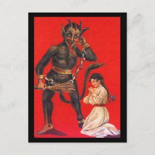 Old Fashion Gruss Vom Krampus Briefkaart