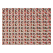 Old Fashion Halloween Faux Cross-Stitch Tablecloth Tafelkleed (Voorkant (Horizontaal))