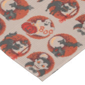 Old Fashion Halloween Faux Cross-Stitch Tablecloth Tafelkleed (Gekanteld)