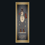 Old Fashion Hope Snowman | Christmas Poster<br><div class="desc">Kerstkunst Posters. Ontworpen met vectorgrafische kunst voor een scherp professioneel afbeelding. Grote muurkunst om te laten zien in de kersttijd. Perfect voor het vakantieseizoen. Gemaakt met hoge resolutie vector en / of digitale afbeeldingen voor een professionele afdruk. LET OP: (DIT IS EEN AFDRUK. Alle zazzle product design zijn "prints", tenzij...</div>