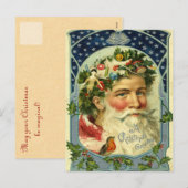 Old Fashion Kerstman Briefkaarten (Voorkant / Achterkant)