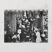 Old Fashion Kerstmis Feestdagenkaart (Voorkant)