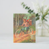 Old Fashion Paashaas Feestdagenkaart (Staand voorkant)