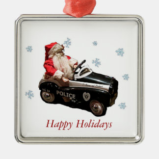 Old Fashion Police Santa 2 Ornament