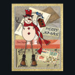 Old Fashion Red Snowman | Christmas Poster<br><div class="desc">Activiteiten in de omgeving van Christmas Snowman Art Poster Verzamel alle 3. ⭐99% van mijn design in mijn winkel worden gedaan in lagen. Dit maakt het gemakkelijk voor u om de grootte te wijzigen en de afbeeldingen en tekst te verplaatsen, zodat deze perfect bij elk product past. U kunt ook...</div>