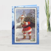 Old Fashion Santa Christmas Kaart (Voorkant)