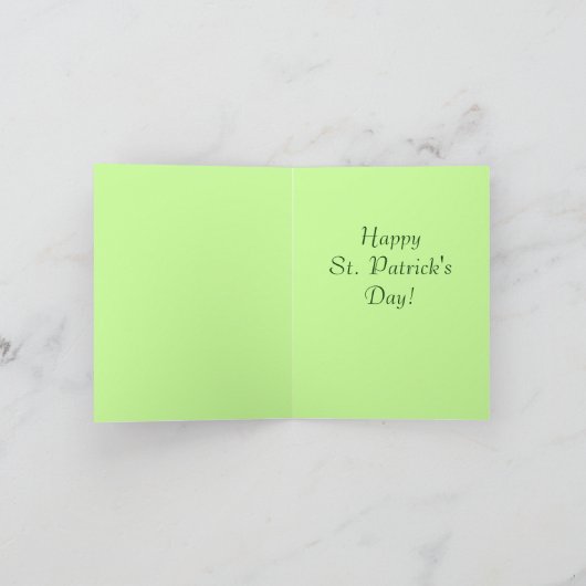 Old Fashion St. Patrick's Day Kaarten (Binnen)