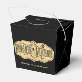 Old Fashion "VENOMUS ARACHNIDS" Halloween Bedankdoosjes (Achterkant)