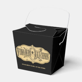 Old Fashion "VENOMUS ARACHNIDS" Halloween Bedankdoosjes