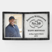Old Fashioned Birthday Photo Banner (Horizontaal)