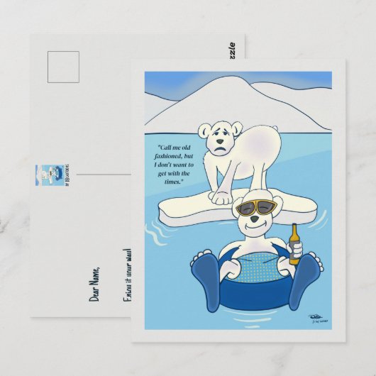 Old Fashioned Briefkaart (Voorkant / Achterkant)