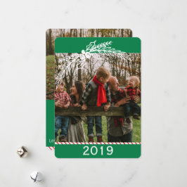 Old Fashioned Candy Cane 2 Foto Feestdagenkaart