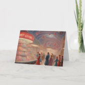 Old Fashioned Candy store at Christmas Kaart (Voorkant)