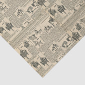 Old Fashioned Catalog Tissuepapier (Detail)
