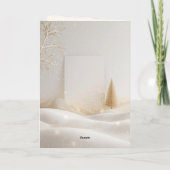 Old-Fashioned Christmas Magic; Holiday Greeting Kaart (Achterkant)