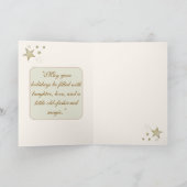 Old-Fashioned Christmas Magic; Holiday Greeting Kaart (Binnen)