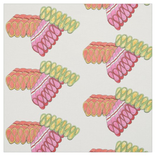 Old Fashioned Classic Hard Ribbon Snoep Kerstmis Stof (Swatch)