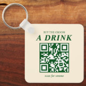 Old Fashioned Cocktail Bachelor Buy Bruidegom Een  Sleutelhanger (Voorkant)