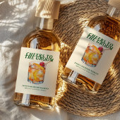 Old Fashioned Cocktail Bachelor Weekend Likeurfles Etiket