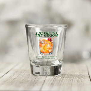 Old Fashioned Cocktail Bachelor Weekend Shot Glas