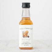 "Old Fashioned" Cocktail Verjaardag Likeurfles Etiket (Voorkant)