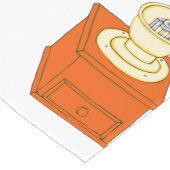 Old Fashioned Country Coffee Grinder Table Runner Lange Tafelloper (Hoek)