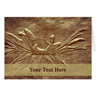 Old Fashioned Daisy Floral Photo Card