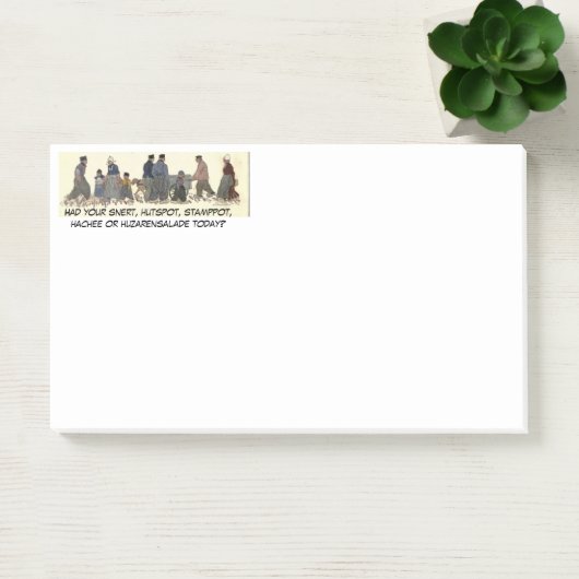 "Old Fashioned Dutch Gathering" Post-it® Notes (Kantoor)