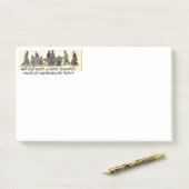 "Old Fashioned Dutch Gathering" Post-it® Notes (Op bureau)