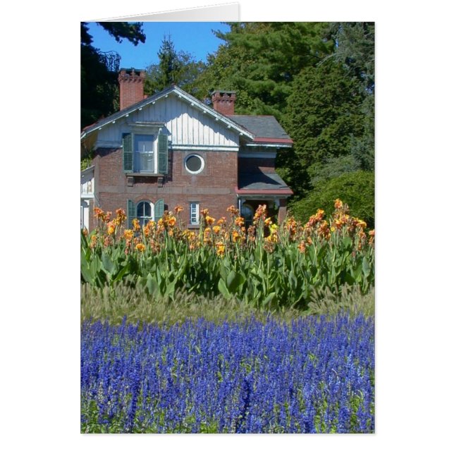 Old Fashioned Garden (Vanderbilt Mansion)—Kaart (Voorkant)