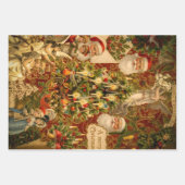 Old-Fashioned Holiday Merriment Inpakpapier Vel (Voorkant)